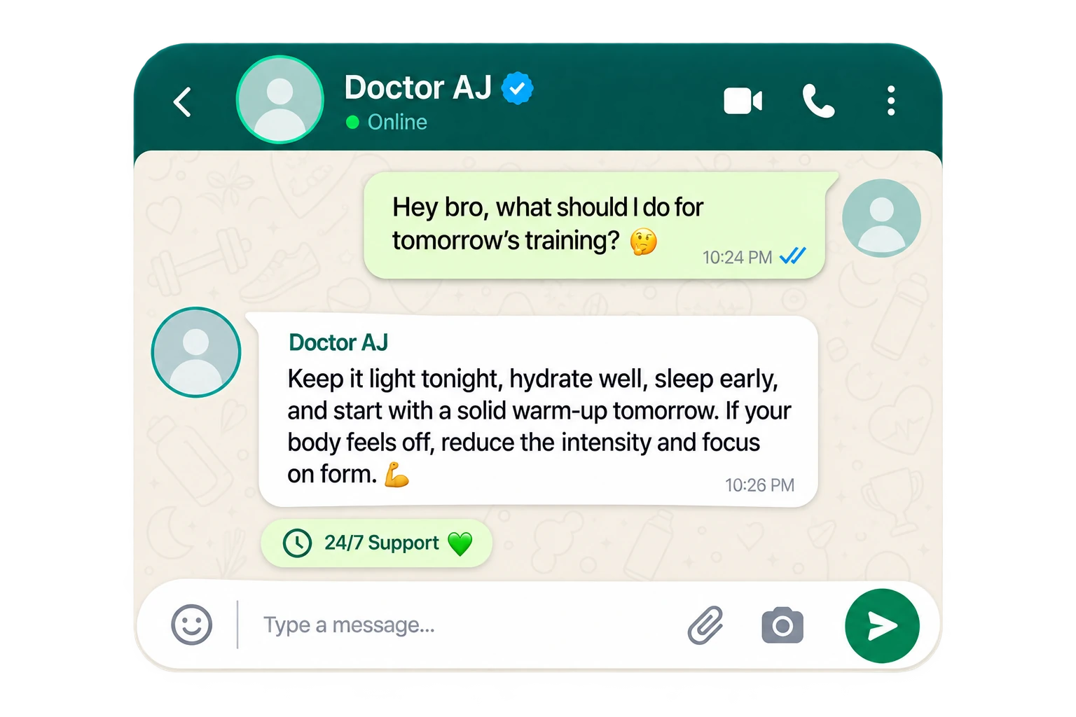 24/7 support and check-ins